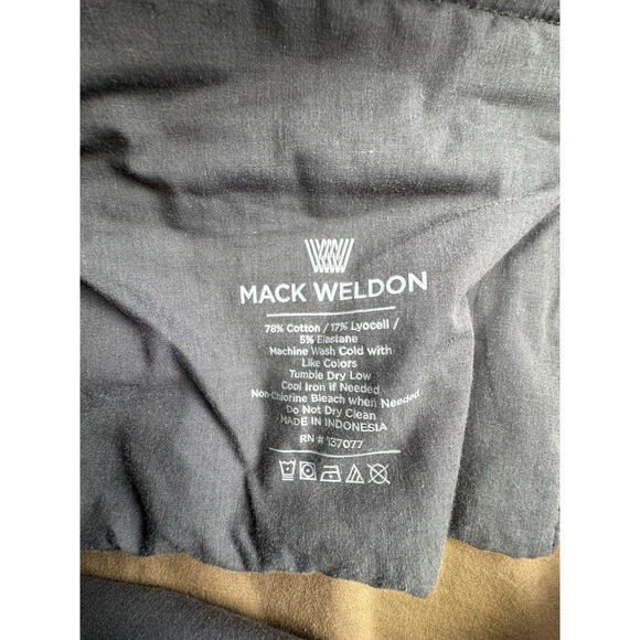 Mack Weldon 35/36x34 Brown Maverick Tech Chino Zip Pocket Pants *READ* - Picture 10 of 16